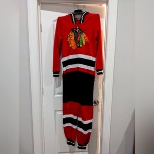 Hockey Sockey Chicago Blackhawks Onesie